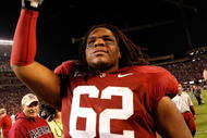 TUSCALOOSA, AL - NOVEMBER 07:  Terrence Cody #62 of the Alabama Crimson Tide against the Louisiana State University Tigers at Bryant-Denny Stadium on November 7, 2009 in Tuscaloosa, Alabama.  (Photo by Kevin C. Cox/Getty Images)