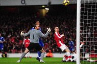 LONDON, ENGLAND - NOVEMBER 29:  Thomas Vermaelen of Arsenal scores an own goal for Chelsea's second  during the Barclays Premier League match between Arsenal and Chelsea at the Emirates Stadium on November 29, 2009 in London, England.  (Photo by Mike Hewitt/Getty Images)
