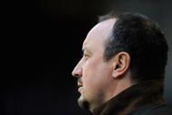 LIVERPOOL, ENGLAND - NOVEMBER 29:  Liverpool Manager Rafael Benitez looks on prior to the Barclays Premier League match between Everton and Liverpool at Goodison Park on November 29, 2009 in Liverpool, England.  (Photo by Laurence Griffiths/Getty Images)