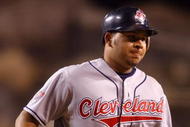 ANAHEIM, CA - JULY 27:  Jhonny Peralta #2 of the Cleveland Indians runs back to the dugout during the game against the Los Angeles Angels of Anaheim at Angel Stadium on July 27, 2009 in Anaheim, California.  (Photo by Jeff Gross/Getty Images)