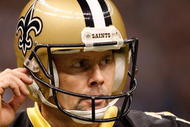 NEW ORLEANS - NOVEMBER 08: Kicker John Carney #3 of the New Orleans Saints at Louisiana Superdome on November 8, 2009 in New Orleans, Louisiana. (Photo by Ronald Martinez/Getty Images)