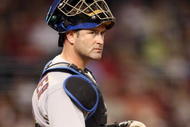 PHOENIX - AUGUST 11: Catcher Brian Schneider #23 of the New York Mets in action during the major league baseball game against against the Arizona Diamondbacks at Chase Field on August 11, 2009 in Phoenix, Arizona. The Diamondbacks defeated the Mets 6-2. (Photo by Christian Petersen/Getty Images)