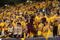 TEMPE, AZ - SEPTEMBER 20:  Arizona State Sun Devils mascot Sparky stands with the student section during hte game with  the Georgia Bulldogs  on September 20, 2008 at Sun Devil Stadium in Tempe, Arizona.  Georgia won 27-10.  (Photo by Stephen Dunn/Getty Images)