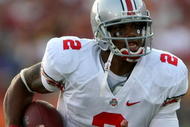 LOS ANGELES, CA - SEPTEMBER 13:  Terrelle Pryor #2 of the Ohio State Buckeyes runs the ball against the USC Trojans during the college football game at the Los Angeles Memorial Coliseum on September 13, 2008 in Los Angeles, California.  (Photo by Stephen Dunn/Getty Images)