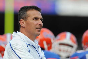 GAINESVILLE, FL - NOVEMBER 21: Coach Urban Meyer of the Florida Gators directs play against the Florida International University Golden Panthers, November 21, 2009 at Ben Hill Griffin Stadium in Gainesville, Florida.  (Photo by Al Messerschmidt/Getty Images)