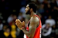 OAKLAND, CA - NOVEMBER 20:  Greg Oden #52 of the Portland Trail Blazers looks on against the Golden State Warriors during an NBA game at Oracle Arena on November 20, 2009 in Oakland, California.  (Photo by Jed Jacobsohn/Getty Images)