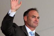COOPERSTOWN, NY - JULY 26:  Hall of Famer Paul Molitor waves to the crowd as he is introduced at Clark Sports Center during the 2009  Baseball Hall of Fame induction ceremony on July 26, 2009 in Cooperstown, New York.  (Photo by Jim McIsaac/Getty Images)