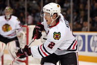 SAN JOSE, CA - NOVEMBER 25:  Duncan Keith #2 of the Chicago Blackhawks in action during their game against the San Jose Sharks during their game at HP Pavilion on November 25, 2009 in San Jose, California.  (Photo by Ezra Shaw/Getty Images)