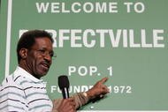 PHOENIX - FEBRUARY 01:  Former Miami Dolphin Eugene 'Mercury' Morris speaks during a press conference anouncing Reebok's new television campaign -dubbed 'Perfectville'- featuring members of the only undeated team in NFL history- the 1972 Miami Dolphins on February 1, 2008 at the Phoenix Convention Center in Phoenix, Arizona  (Photo by Jim McIsaac/Getty Images for Reebok)