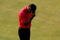 OAKMONT, PA - JUNE 17:  Tiger woods reacts after missing a birdie putt on the 18th hole during the final round of the 107th U.S. Open Championship at Oakmont Country Club on June 17, 2007 in Oakmont, Pennsylvania.  (Photo by Sam Greenwood/Getty Images)