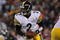 BALTIMORE - NOVEMBER 29:  Dennis Dixon #2 of the Pittsburgh Steelers hands off against the  Baltimore Ravens at M&T Bank Stadium on November 29, 2009 in Baltimore, Maryland. The Ravens defeated the Steelers 20-17. (Photo by Larry French/Getty Images)