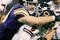 MINNEAPOLIS - NOVEMBER 29:  Jared Allen #69 of the Minnesota Vikings sacks Jay Cutler #6 of the Chicago Bears on November 29, 2009 at Hubert H. Humphrey Metrodome in Minneapolis, Minnesota. The Vikings defeated the Bears 36-10.  (Photo by Elsa/Getty Images)