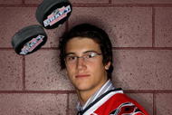 MONTREAL, QC - JUNE 26:  Philippe Paradis of the Carolina Hurricanes poses for a photo after he was selected #27 overall by the Hurricanes during the first round of the 2009 NHL Entry Draft at the Bell Centre on June 26, 2009 in Montreal, Quebec, Canada.  (Photo by Jamie Squire/Getty Images)