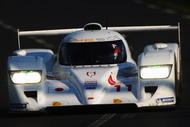 LE MANS, FRANCE - JUNE 12:  The Dome Racing Team S102 of Daisuke Itoh, Yuji Tachikawa and Tatsuya Kataoka of Japan passes the Porsche Curves during final qualifying for the 76th running of the Le Mans 24 Hour race at the Circuit des 24 Heures du Mans on June 12, 2008 in Le Mans, France.  (Photo by Mike Hewitt/Getty Images)