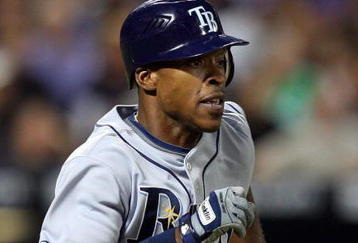 NEW YORK - JUNE 19:  B.J. Upton #2 of the Tampa Bay Rays runs against the New York Mets on June 19, 2009 at Citi Field in the Flushing neighborhood of the Queens borough of New York City.  (Photo by Jim McIsaac/Getty Images)