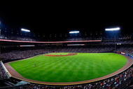 ATLANTA - AUGUST 22:  A view from the outfield of Turner Field during the game between the Atlanta Braves and the Florida Marlins on August 22, 2009 at Turner Field in Atlanta, Georgia.  (Photo by Kevin C. Cox/Getty Images)