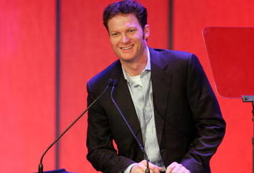 LAS VEGAS - DECEMBER 03:  NASCAR driver Dale Earnhardt Jr. speaks during the NASCAR Sprint Cup Series Champions Week NMPA Myers Brothers Awards at the Venetian Resort Hotel & Casino on December 3, 2009 in Las Vegas, Nevada.  (Photo by Todd Warshaw/Getty Images for NASCAR)