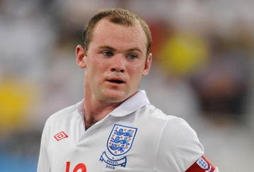 DOHA, QATAR - NOVEMBER 14: Wayne Rooney of England during the International Friendly match between Brazil and England at the Khalifa Stadium on November 14, 2009 in Doha, Qatar.  (Photo by Michael Regan/Getty Images)