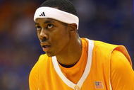 LAWRENCE, KANSAS - JANUARY 3:  Scotty Hopson #32 of the Tennessee Volunteers looks on during the game against the Kansas Jayhawks on January 3, 2009 at Allen Fieldhouse in Lawrence, Kansas. (Photo by: Jamie Squire/Getty Images)