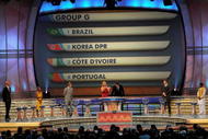 CAPE TOWN, SOUTH AFRICA - DECEMBER 04:  Group G is displayed during the Final Draw for the FIFA World Cup 2010 December 4, 2009 at the International Convention Centre in Cape Town, South Africa.  (Photo by Laurence Griffiths/Getty Images)