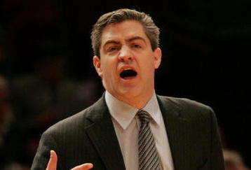 NEW YORK - MARCH 11:  Head coach Keno Davis of the Providence Friars shouts from the bench during a game against the DePaul Blue Demons  during the second round of the Big East Tournament at Madison Square Garden on March 11, 2009 in New York City.  (Photo by Michael Heiman/Getty Images)