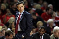 LOUISVILLE, KY - NOVEMBER 04:  Rick Pitino the Head Coach of the Lousville Cardinals is pictured during the game against the Bellarmine Knights at Freedom Hall on November 4, 2009 in Louisville, Kentucky.  (Photo by Andy Lyons/Getty Images)