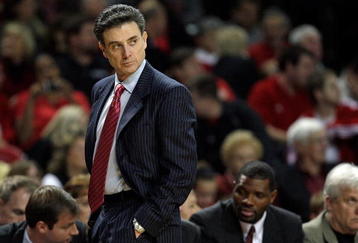 LOUISVILLE, KY - NOVEMBER 04:  Rick Pitino the Head Coach of the Lousville Cardinals is pictured during the game against the Bellarmine Knights at Freedom Hall on November 4, 2009 in Louisville, Kentucky.  (Photo by Andy Lyons/Getty Images)