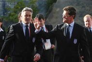CAPE TOWN, SOUTH AFRICA - DECEMBER 4: In this handout photo provided by the 2010 FIFA World Cup Organising Committee, England coach Fabio Capello sttends the Red Carpet event prior to the 2010 Soccer World Cup Final Draw at the CTICC on December 4, 2009 in Cape Town, South Africa. (Photo by 2010 FIFA World Cup Organising Committee South Africa)