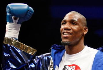LAS VEGAS - APRIL 11:  Paul Williams gestures as he is introduced before his middleweight bout against Winky Wright  at the Mandalay Bay Events Center April 11, 2009 in Las Vegas, Nevada. Williams won by unanimous decision.  (Photo by Ethan Miller/Getty Images)