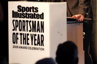 NEW YORK - DECEMBER 01:  Sports Illustrated Writer Dan Patrick speaks during the 2009 Sports Illustrated Sportsman of the Year Celebration at The IAC Building on December 1, 2009 in New York City.  (Photo by Andrew H. Walker/Getty Images)