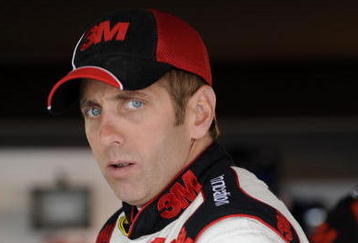 MARTINSVILLE, VA - OCTOBER 23: Greg Biffle, driver of the #16 3M/Filterete Ford, climbs into his car during practice for the NASCAR Sprint Cup Series TUMS Fast Relief 500 at Martinsville Speedway on October 23, 2009 in Martinsville, Virginia.  (Photo by John Harrelson/Getty Images)