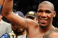 LAS VEGAS - APRIL 11:  Paul Williams celebrates his unanimous-decision victory over Winky Wright in their middleweight bout at the Mandalay Bay Events Center April 11, 2009 in Las Vegas, Nevada.  (Photo by Ethan Miller/Getty Images)