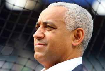 NEW YORK - MAY 08:  Executive Vice President of Baseball Operations & General Manager Omar Minaya of the New York Mets looks on before playing the Pittsburgh Pirates on May 8, 2009 at Citi Field in the Flushing neighborhood of the Queens borough of New York City.  (Photo by Jim McIsaac/Getty Images)