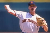 3 Aug 1998:  Pitcher Danny Darwin #43 of the San Francisco Giants in action during a game against Philadelphia Phillies at the Veterans Stadium in Philadelphia, Pennsylvania. The Giants defeated the Phillies 6-1.