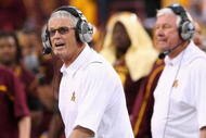 TEMPE, AZ - NOVEMBER 28:  Head coach Dennis Erickson of the Arizona State Sun Devils during the college football game against the Arizona Wildcats at Sun Devil Stadium on November 28, 2009 in Tempe, Arizona.  The Wildcats defeated the Sun Devils 20-17.  (Photo by Christian Petersen/Getty Images)