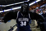 MEMPHIS, TN - MARCH 29:  A Villanova fan wears a gorilla suit during the North Carolina Tar Heels and Oklahoma Sooners NCAA Men's Basketball Tournament South Regional Final at the FedExForum on March 29, 2009 in Memphis, Tennessee. Villanova will play the winner between the Tar Heels and the Sooners. (Photo by Joe Murphy/Getty Images)