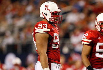 ARLINGTON, TX - DECEMBER 05:  Defensive tackle Ndamukong Suh #93 of the Nebraska Cornhuskers at Cowboys Stadium on December 5, 2009 in Arlington, Texas.  (Photo by Ronald Martinez/Getty Images)