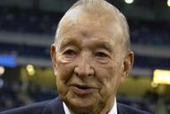 Detroit Lions  chairman William Clay Ford  before play  against the Miami Dolphins in a Thanksgiving Day game Nov. 23, 2006 in Detroit. The Dolphins won 27 - 10.  (Photo by Al Messerschmidt/Getty Images)