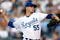 KANSAS CITY, MO - MAY 14:  Starting pitcher Gil Meche #55 of the Kansas City Royals pitches during the game against the Baltimore Orioles on May 14, 2009 at Kauffman Stadium in Kansas City, Missouri.  (Photo by Jamie Squire/Getty Images)