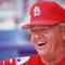 Manager Whitey Herzog of the St. Louis Cardinals during a Cardinals game at Busch Stadium in St. Louis, Missouri.