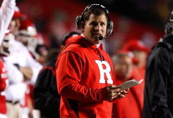 PISCATAWAY, NJ - OCTOBER 16: Head Coach Greg Schiano of the Rutgers University Scarlett Knights watches his team play against the University of Pittsburgh Panthers on October 16, 2009 at Rutgers Stadium in Piscataway, New Jersey. (Photo by Jared Wickerham/Getty Images)