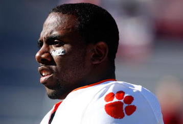 COLUMBIA, SC - NOVEMBER 28:  C.J. Spiller #28 of the Clemson Tigers waits on the field prior to the start of the game against the South Carolina Gamecocks at Williams-Brice Stadium on November 28, 2009 in Columbia, South Carolina.  (Photo by Scott Halleran/Getty Images)