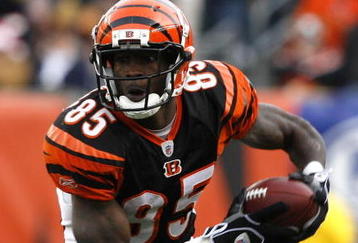 CINCINNATI, OH - DECEMBER 6: Chad Ochocinco  #85 of the Cincinnati Bengals runs against the Detroit Lions in their NFL game at Paul Brown Stadium December 6, 2009 in Cincinnati, Ohio.    (Photo by John Sommers II/Getty Images)
