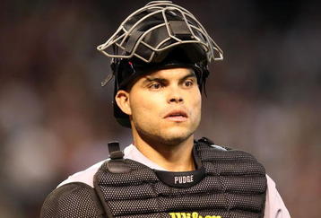 PHOENIX - JUNE 14:  Catcher Ivan Rodriguez #12 of the Houston Astros during the major league baseball game against the Arizona Diamondbacks at Chase Field on June 14, 2009 in Phoenix, Arizona. The Astros defeated the Diamondbacks 8-3.  (Photo by Christian Petersen/Getty Images)