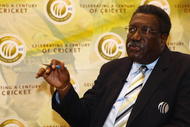 OXFORD, ENGLAND - JULY 22:  Clive Lloyd pictured during a 'Half a Century of Cricket' talk during the ICC Centenary History Conference at St Antonys College on July 22, 2009 in Oxford, England.  (Photo by Matthew Lewis/Getty Images for The ICC)