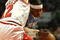 CHICAGO - FEBRUARY 22: Allen iverson #3 of the Denver Nuggets drives against Kirk Hinrich #12 of the Chicago Bulls on February 22, 2008 at the United Center in Chicago, Illinois. The Bulls defeated the Nuggets 135-121. NOTE TO USER: User expressly acknowledges and agreees that, by downloading and/or using this Photograph, User is consenting to the terms and conditions of the Getty Images License Agreement. (Photo by Jonathan Daniel/Getty Images)