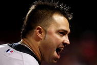 PHILADELPHIA - NOVEMBER 02: Nick Swisher #33 of the New York Yankees reacts against the Philadelphia Phillies in Game Five of the 2009 MLB World Series at Citizens Bank Park on November 2, 2009 in Philadelphia, Pennsylvania. (Photo by Nick Laham/Getty Images)