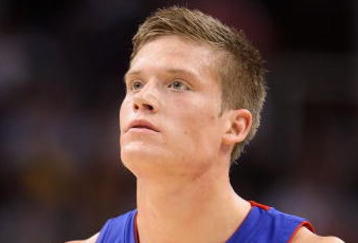 PHOENIX - NOVEMBER 22:  Jonas Jerebko #33 of the Detroit Pistons during the NBA game against the Phoenix Suns at US Airways Center on November 22, 2009 in Phoenix, Arizona. The Suns defeated the Pistons 117-91.  NOTE TO USER: User expressly acknowledges and agrees that, by downloading and or using this photograph, User is consenting to the terms and conditions of the Getty Images License Agreement.  (Photo by Christian Petersen/Getty Images)