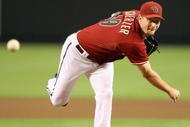 PHOENIX - SEPTEMBER 07: Starting pitcher Max Scherzer #39 of the Arizona Diamondbacks pitches against the Los Angeles Dodgers during the major league baseball game at Chase Field on September 7, 2009 in Phoenix, Arizona. The Dodgers defeated the Diamondbacks 7-2. (Photo by Christian Petersen/Getty Images)