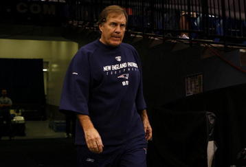 NEW ORLEANS - NOVEMBER 30: Head coach Bill Belichick of the New England Patriots walks out of the tunnel onto the field for warm ups against the New Orleans Saints at Louisana Superdome on November 30, 2009 in New Orleans, Louisiana. (Photo by Scott Halleran/Getty Images)